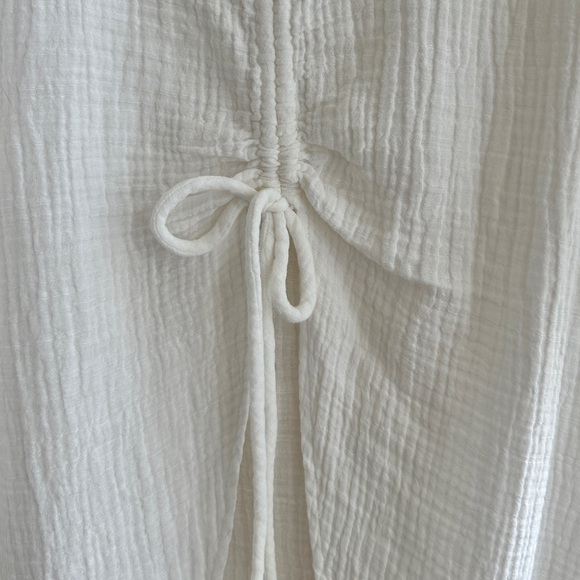 Roxy Summer Limonade White Shirt Dress for Women, Beach Coverup, Medium, NWT - Picture 9 of 16